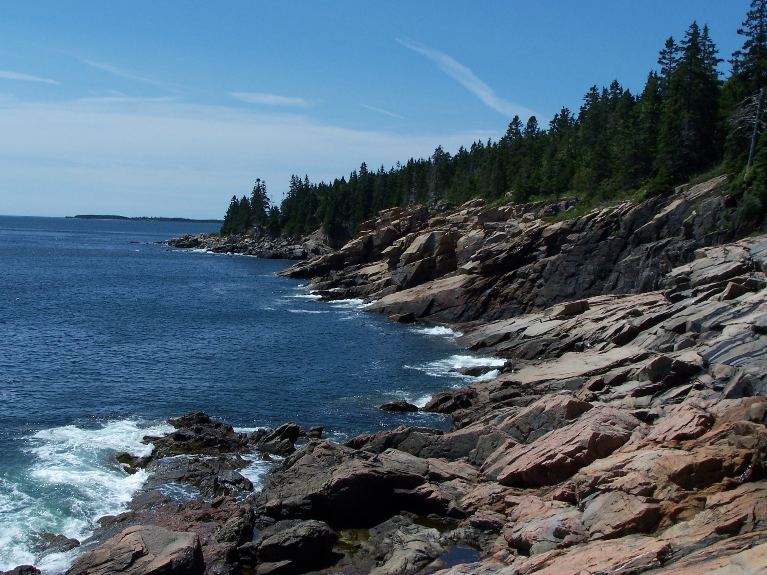 Photogra of the Coast in Acadia National Park